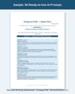 Earn with AI Using Smartphone – AI prompts sample page